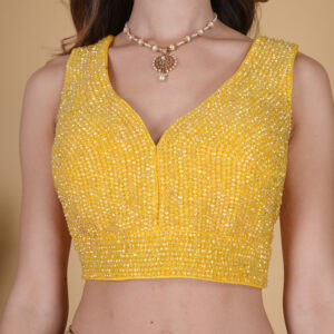 pure yellow blouse