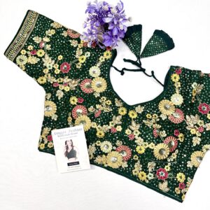 heavy embroidery blouse