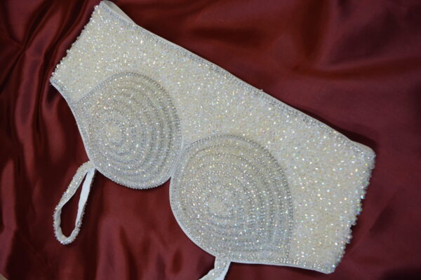 Crystal Diamond Choli Blouse Top - Image 2
