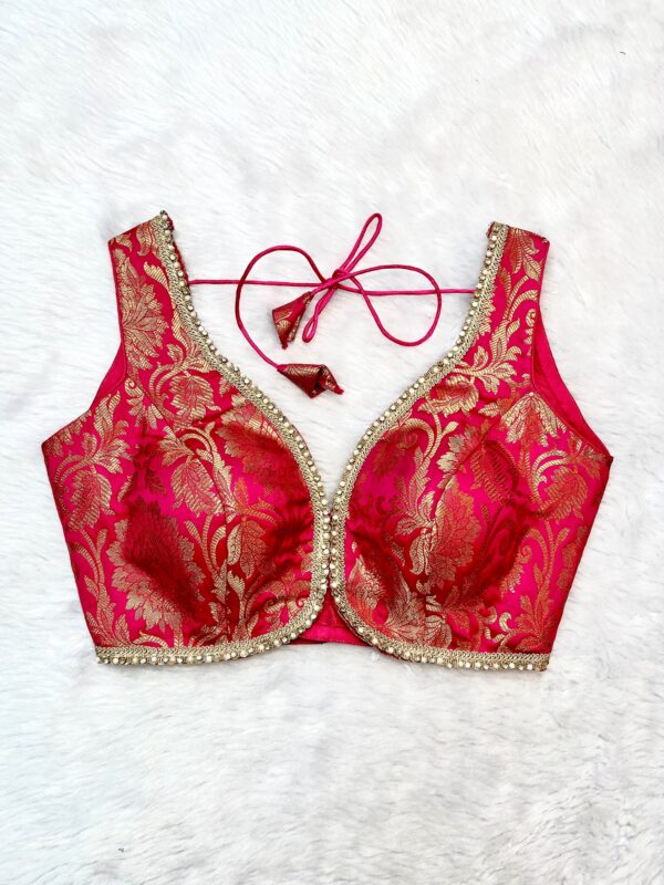 Sabyasachi blouse (deep neck) - Image 7