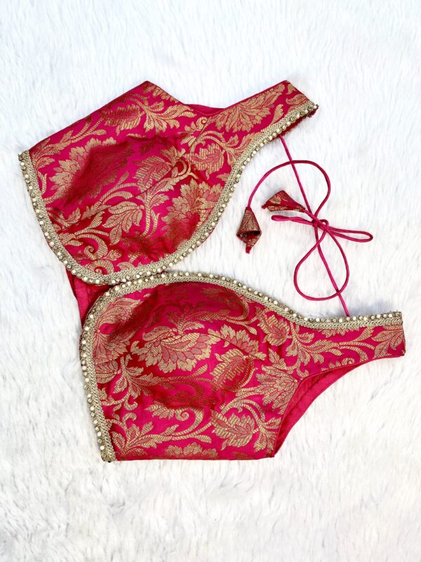 Sabyasachi blouse (deep neck) - Image 6