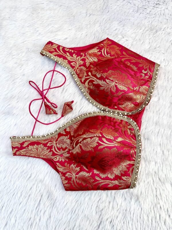 Sabyasachi blouse (deep neck) - Image 5