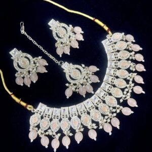 Peach Necklace Set