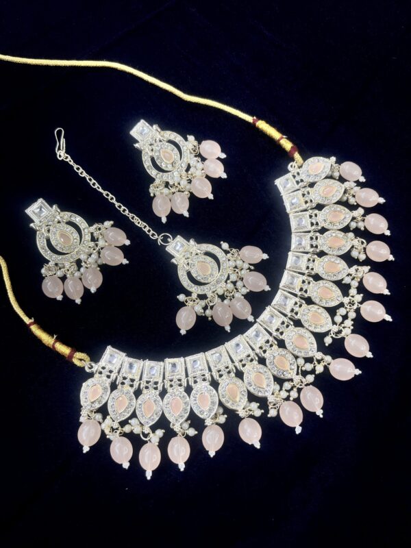 Peach Necklace Set