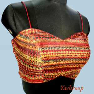 Premium Multicolor Tusser Silk Dori Blouse