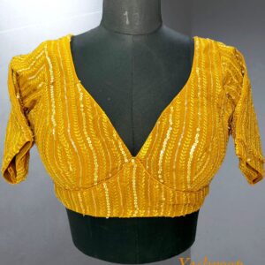 Partywear Sequins Georgette Blouse