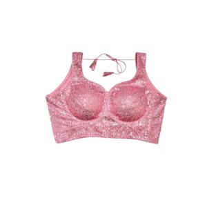 Pink Sweetheart Sequins Blouse