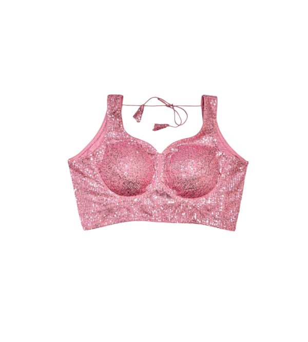 Pink Sweetheart Sequins Blouse