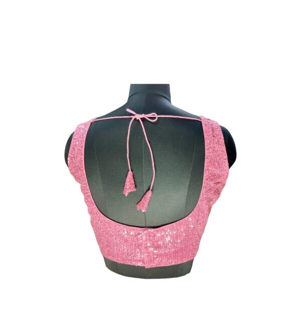 Pink Sweetheart Sequins Blouse - Image 4