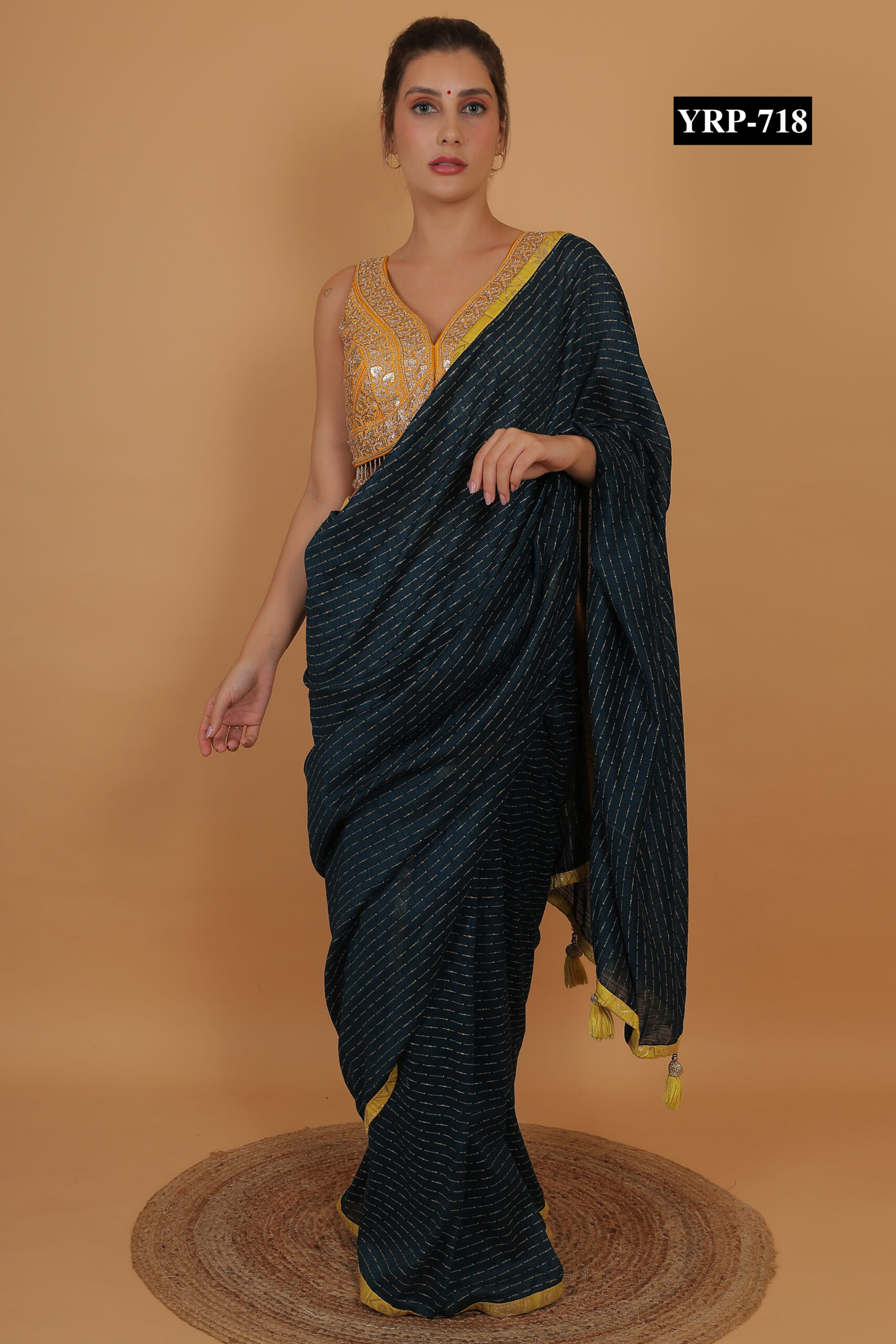 Yellow Gold Lace Blouse - Image 3