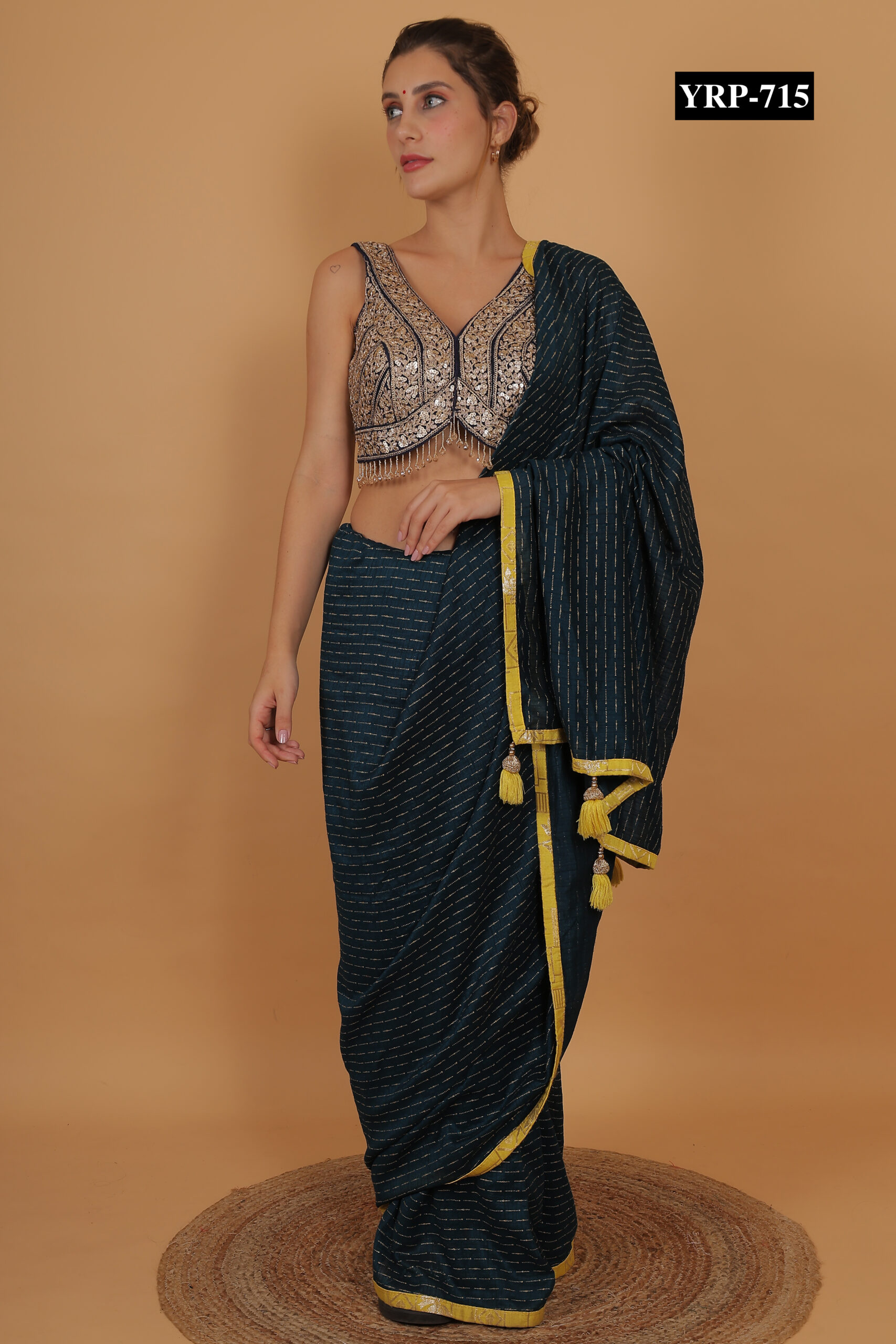 Black and golden Embbroidery blouse - Image 6